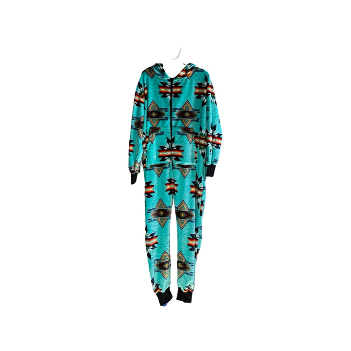 Adult Small Star Satin-Touch Hooded Onesie