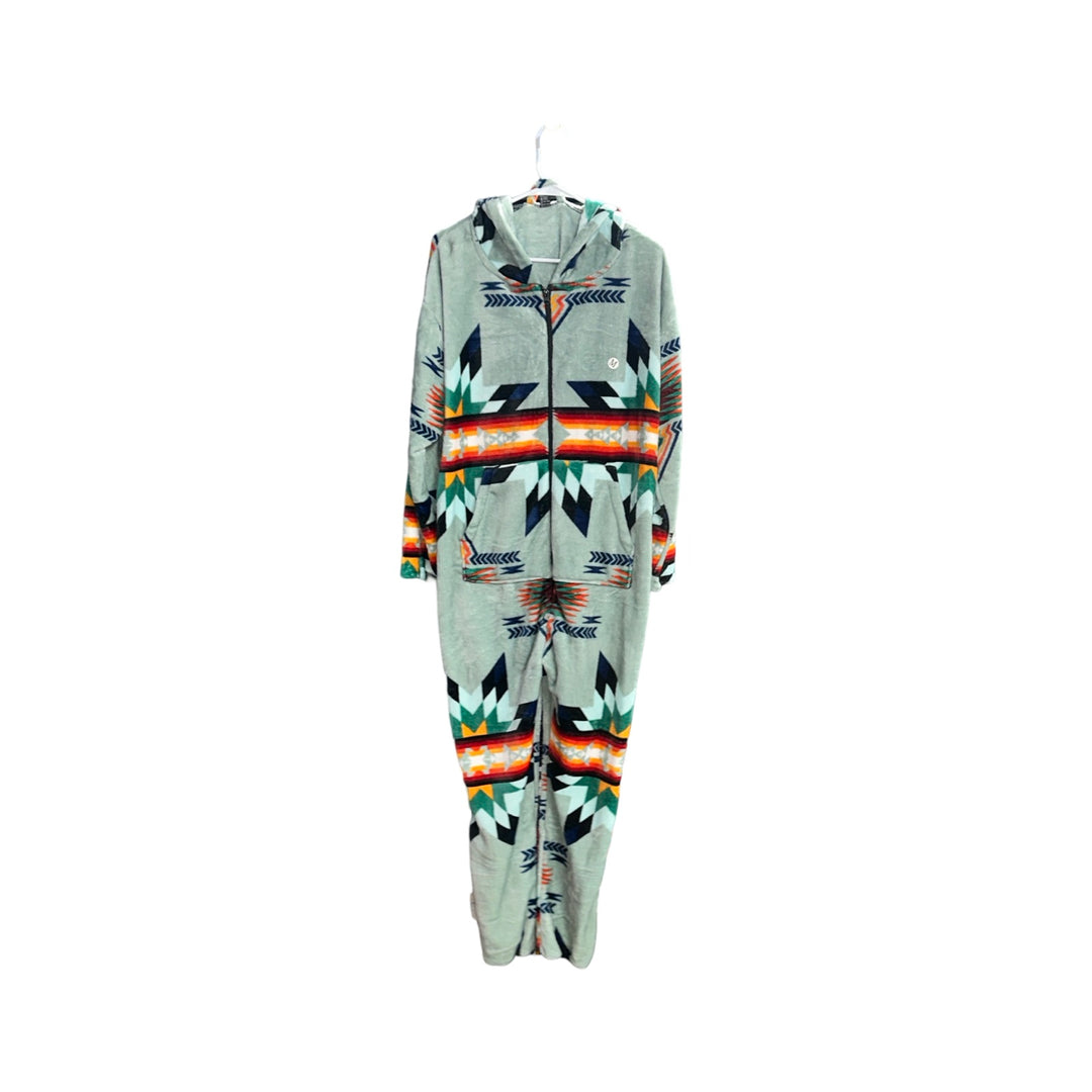 Adult Small Star Satin-Touch Hooded Onesie