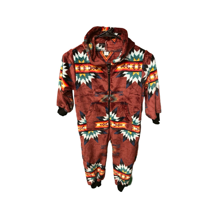 Youth Small Star Satin-Touch Hooded Onesie